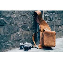 Túi Máy Ảnh Da Bò Handmade TA-2347