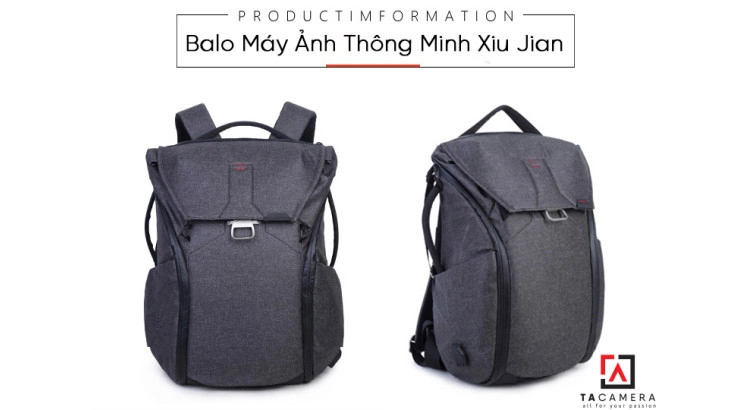 Balo Máy Ảnh Thông Minh Xiu Jian 20L