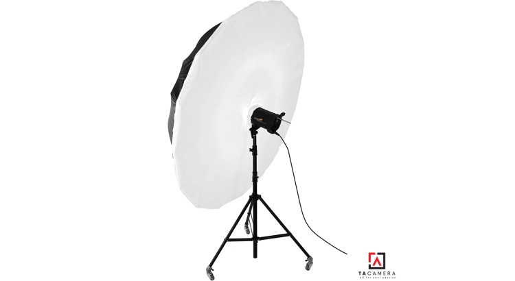 Dù Jinbei Phản Trắng Cao Cấp 16 Cạnh 100cm Kèm Lọc Sáng
