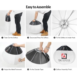 Softbox Cầu (China Ball) Triopo KQ-55 - 55cm