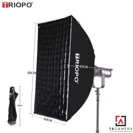 Softbox Thao Tác Nhanh Triopo 60x90cm - Kèm Tổ Ong