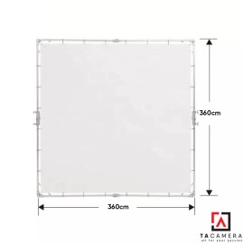 Bộ Khung Tản Sáng Frame Scrim Diffuser 360x360cm HD360 - Chưa Bao Gồm Chân