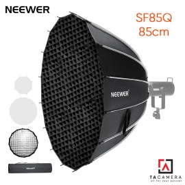 Bowen Mount Softbox Neewer Parabolic SF85Q Thao Tác Nhanh Kèm Tổ Ong - 85cm