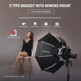 Adapter - Ngàm Chuyển Cho Đèn Speedlite Neewer CRB1 - Dùng Được Cho Đèn Godox V1 V1Pro