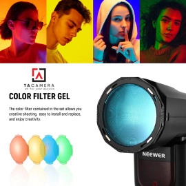Bộ Tản Sáng Neewer GM-M1 Kit - Dùng Cho Đèn Z1 Và Z2, Godox V1 V1 Pro …