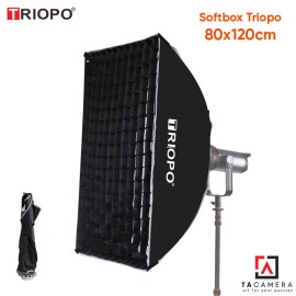 Bowen Mount Softbox Triopo 80x120cm - Thao Tác Nhanh Kèm Tổ Ong - 80x120cm