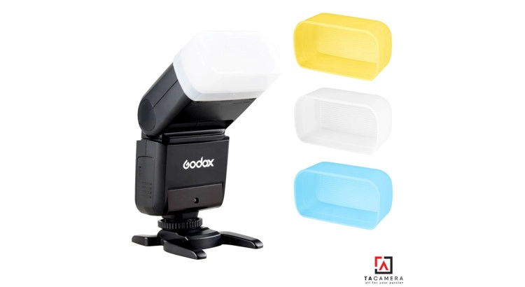 Tản Sáng Omni Bouce Cho Đèn Flash Godox TT350 V350 - Combo 3 Màu