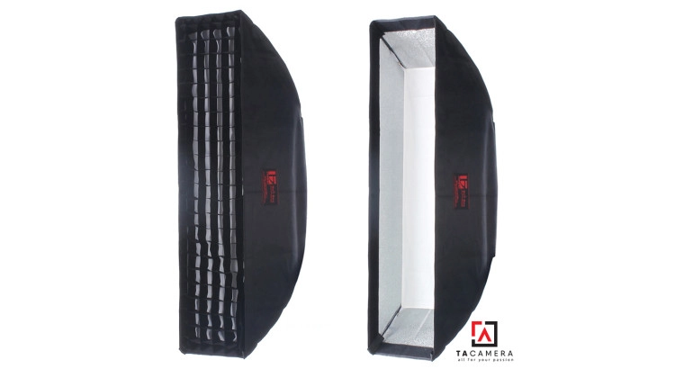Bowen Mount Softbox JINBEI EM 22x90cm Tổ Ong