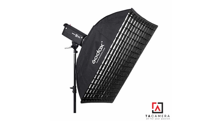 Bowen Mount Softbox Godox 80x120cm Tổ Ong