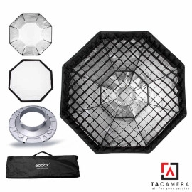 Bowen Mount Softbox Godox Octagon Bát Giác 140cm - Có Tổ Ong