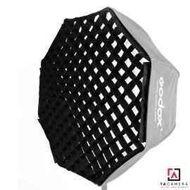 Bowen Mount Softbox Godox Octagon Bát Giác 120cm - Có Tổ Ong