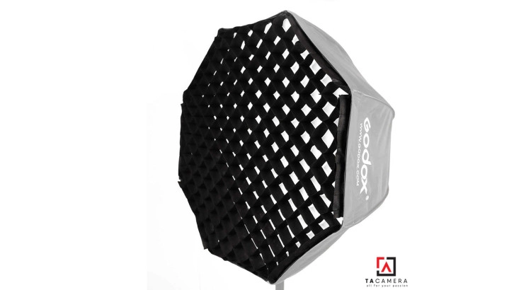 Bowen Mount Softbox Godox Octagon Bát Giác 120cm - Có Tổ Ong