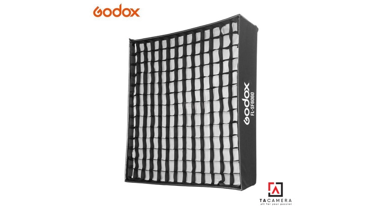 Softbox Với Grid Godox FL-FS 60x60 Dùng Cho Đèn Led Cuộn FL150S
