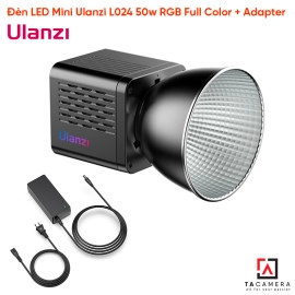 Đèn LED Mini Ulanzi L024 50w RGB Full Color + Adapter Nguồn HT005