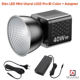Đèn LED Mini Ulanzi L023 Pro Bi Color + Adapter Nguồn HT005