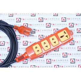 Dây Nối Nguồn Công Suất Lớn - Chịu Tải 3000w - 4 Ổ Cắm - Dài 5m