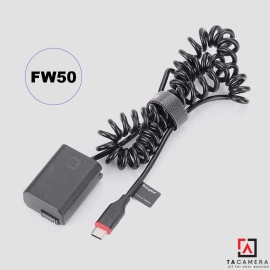 Pin Ảo - Dummy Battery KingMa NP-FW50 Cổng Type-C