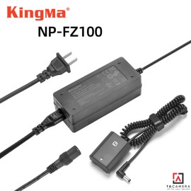 Pin Ảo - Dummy Battery KingMa Cho Sony NP-FZ100 + Adapter Dùng Nguồn Điện 220v