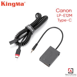 Pin Ảo - Dummy Battery KingMa Cho Canon LP-E12M Cổng Type-C