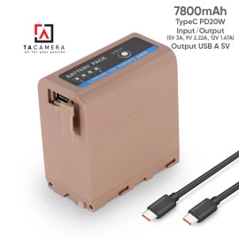Pin Neewer NP-F970 - Hỗ Trợ In Out Cổng Type-C - 7800mAh