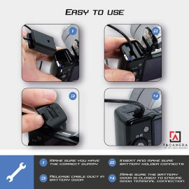 Pin Ảo - Dummy Battery KingMa Cho Canon LP-E8 Cổng Type-C