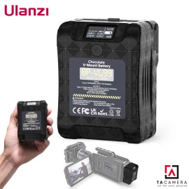 Pin V-Mount Ulanzi BP-VL99 Chocolate 26000mAh Màn Hình Oled
