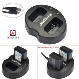 Pin - Sạc Đôi KingMa Cổng USB Cho Sony FW50 1080mAh 