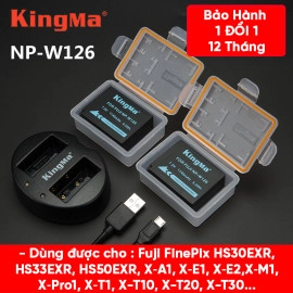 Pin - Sạc KingMa Cho Fuji NP-W126 1140mAh