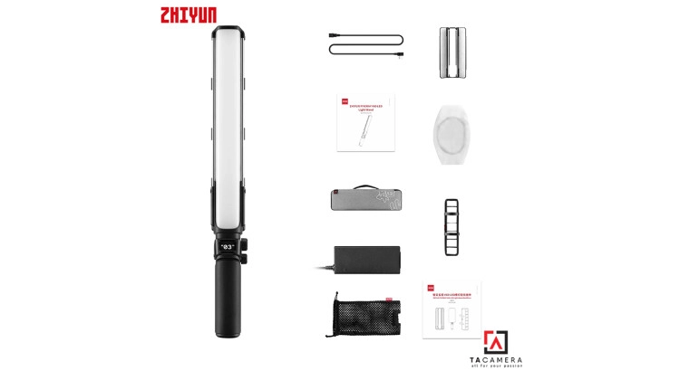 Đèn LED Zhiyun Fiveray V60 Bi-color - Bản Combo - Màu Đen