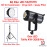 Bộ Đèn LED TA27377C Hỗ Trợ Livestream - Chụp Ảnh - Quay Phim (LED Tolifo KW-300B Pro + Chân Qihe 2,8m + Tản Sáng Godox 95cm)