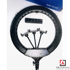 Đèn LED Ring Light YQ-460 46cm 3 Kẹp Điện Thoại