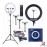 Đèn LED Ring Light YQ-460 46cm 3 Kẹp Điện Thoại Và Remote Kèm Chân 2m