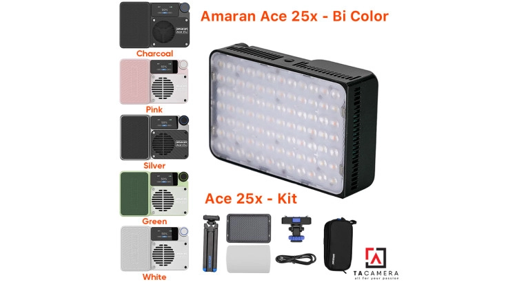 Đèn LED Amaran ACE 25x Bi-color - Combo Kit