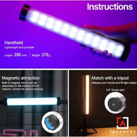 Đèn LED Tube Light Stick Ulanzi AY6C RGB - 8w