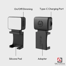 Đèn LED Trợ Sáng Mini Ulanzi LM001 Dành Cho DJI Pocket 3 Tích Hợp Pin 500mAh