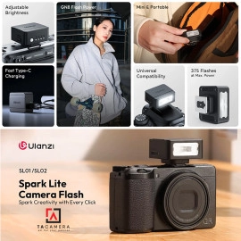Đèn Flash Mini Ulanzi SL01 Dành Cho Máy Ảnh - Tích Hợp Pin 250mAh