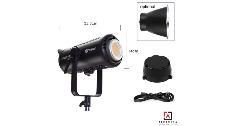 Đèn LED Tolifo X-600B Pro 2700K - 6500K DMX - 540w - Kèm Choá