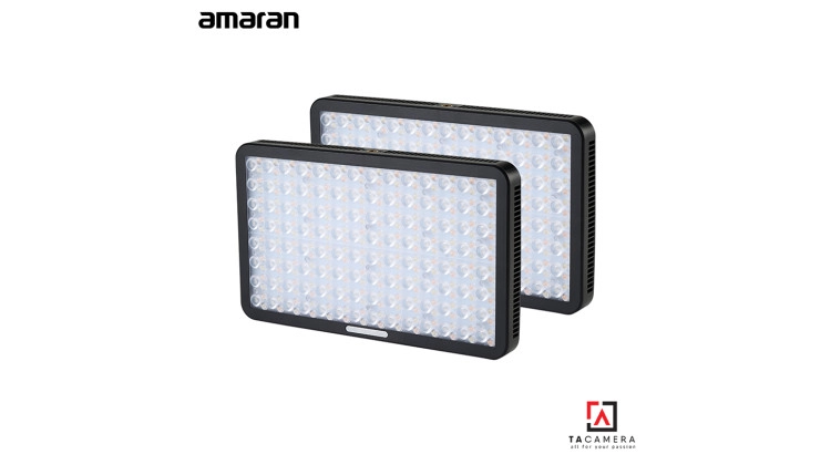 Đèn LED Amaran Pano 60c 60W RGBWW Full Color - 2 Light Kit - Màu Đen