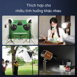 Đèn LED Cầm Tay Tích Hợp Pin Sạc Tolifo PL-100B Bi-Color 100w