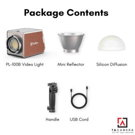 Đèn LED Cầm Tay Tích Hợp Pin Sạc Tolifo PL-100B Bi-Color 100w