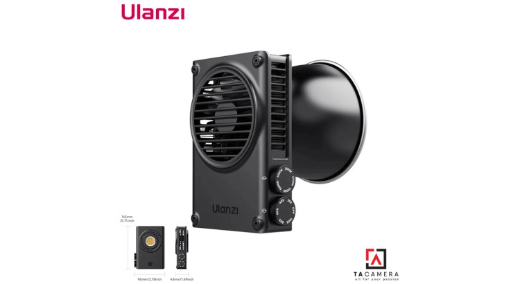 Đèn LED Ulanzi C01 Pocket Light - 100w Ngàm Mini Bowen