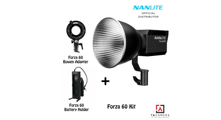 Đèn LED NanLite Forza 60 Combo Kit - Hàng Chính Hãng - BH 12T