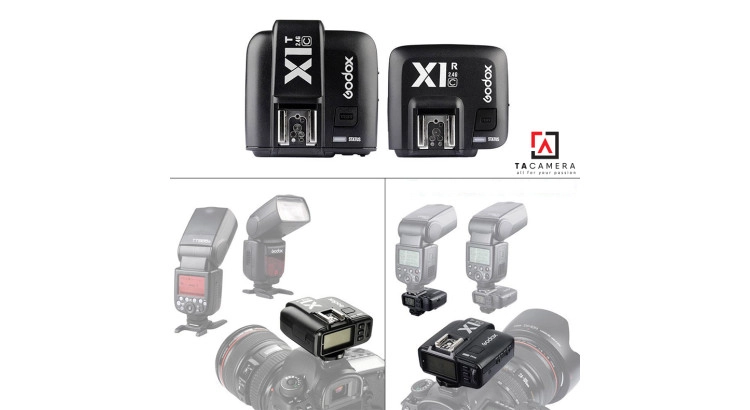 Trigger Godox X1 tích hợp TTL, HSS 1/8000s