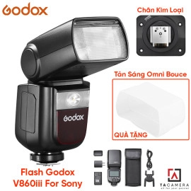 Đèn Flash Godox V860iii - TTL for Sony (Đời 3) - Tặng Tản Sáng Omni Bouce