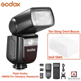 Đèn Flash Godox V860iii - TTL for Olympus, Panasonic (Đời 3) - Tặng Tản Sáng Omni Bouce