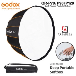 Bowen Mount Softbox Godox Parabolic Godox Thao Tác Nhanh QR-P70 70cm