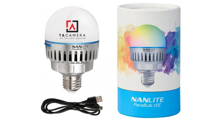Đèn LED Nanlite PavoBulb 10C Bi-Color RGBWW LED Bulb - 1Kit