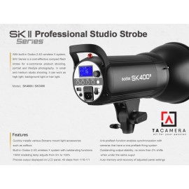 Đèn flash studio Godox SK400II