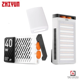 Combo Đèn LED Siêu Sáng - Zhiyun Fiveray M40 Pocket LED Light - 40w - Kèm Tản