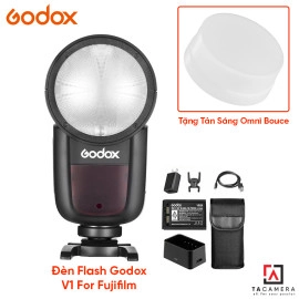Đèn Flash Godox V1 - For Fujifilm - Tặng Tản Sáng Omni Bouce